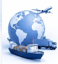Ilustración de comercio exterior y logística