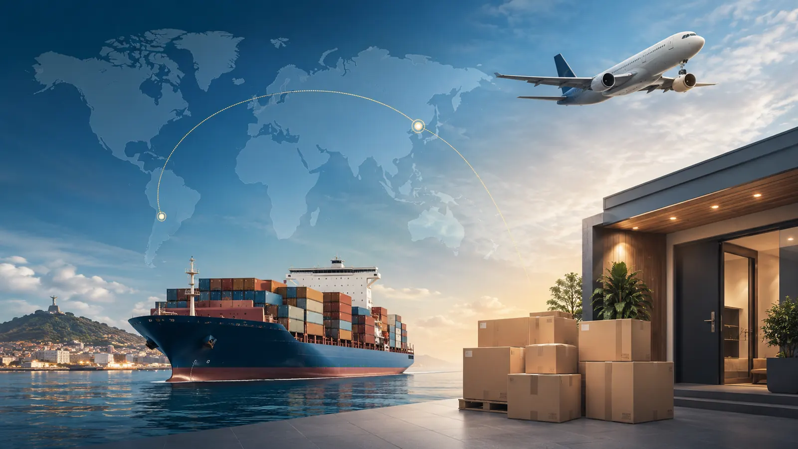 Mercancía importada desde China hacia Ecuador